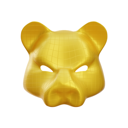 Free Masque de tigre vip  3D Illustration