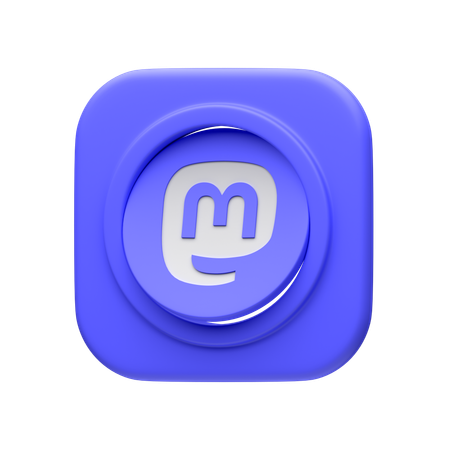 Free Mastodon  3D Icon