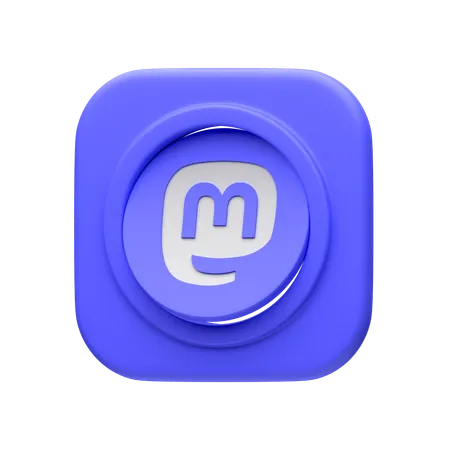 Free Mastodon  3D Icon