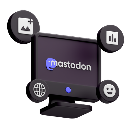 Free Mastodonte sur écran de bureau  3D Icon