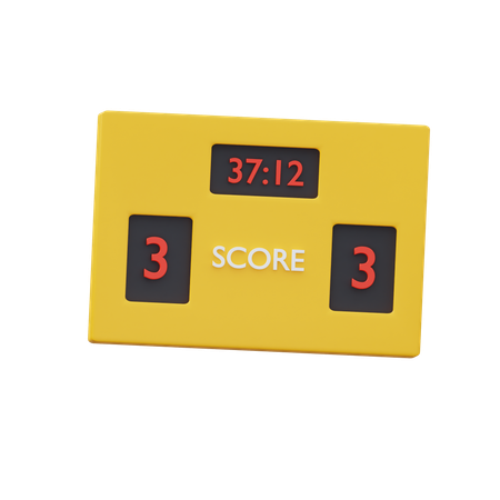 Free Match Score  3D Icon