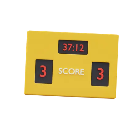 Free Match Score  3D Icon