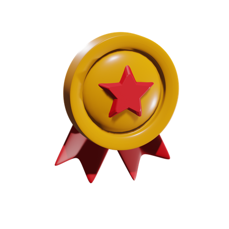 Free Medalha de ouro  3D Icon