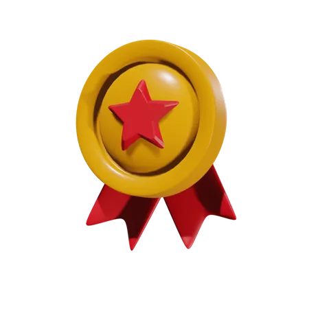 Free Medalha de ouro  3D Illustration