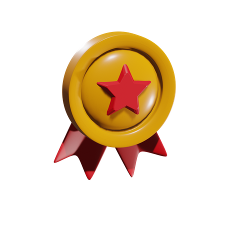 Free Medalha de ouro  3D Illustration