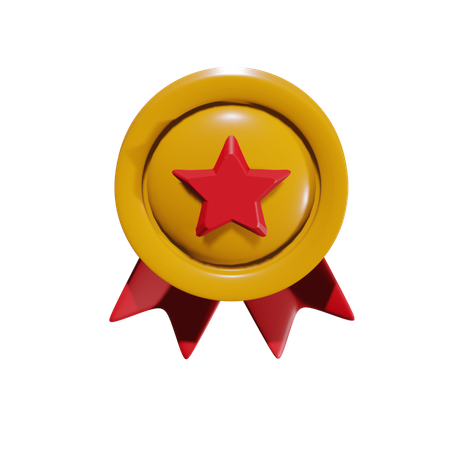 Free Medalha de ouro  3D Illustration