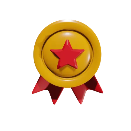 Free Medalha de ouro  3D Illustration