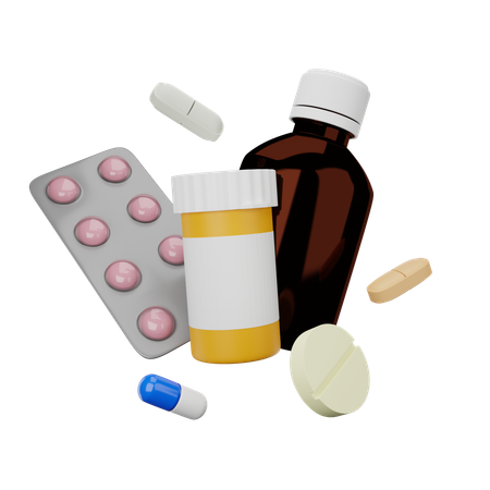 Free Medecine  3D Icon