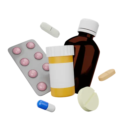 Free Medecine  3D Icon