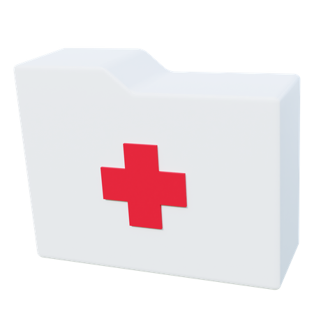 Free Medical Folder  3D Icon
