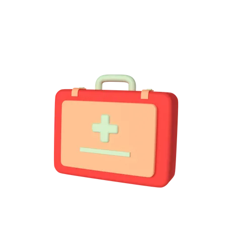 Free Medical Kit  3D Icon