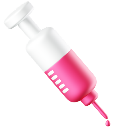 Free Medical Syringe 3D Icon