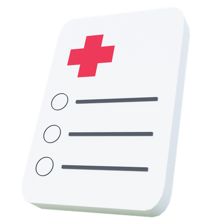 Free Medical Task  3D Icon