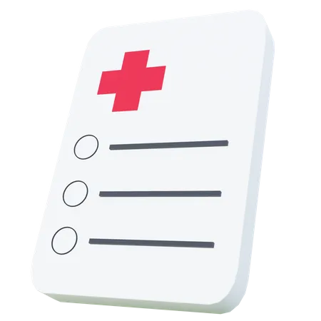 Free Medical Task  3D Icon