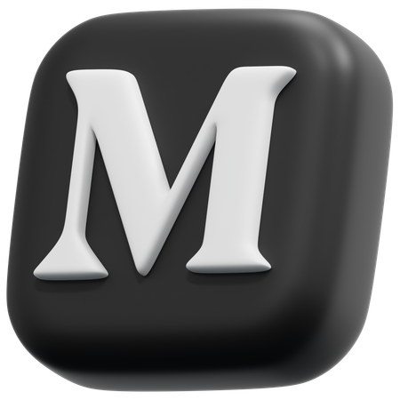 Free Medium  3D Icon