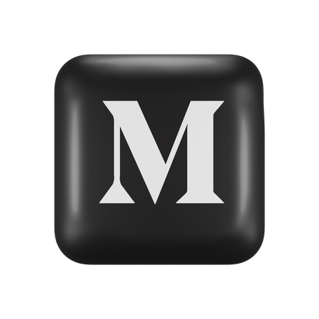 Free Medium  3D Logo