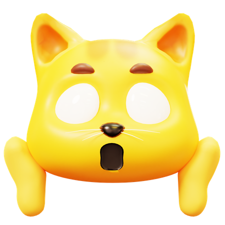 Free Medo gato  3D Icon