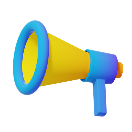 Free Megaphon  3D Icon