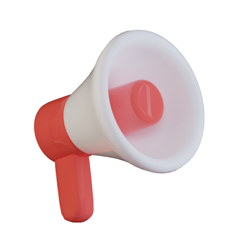 Free Mégaphone  3D Icon