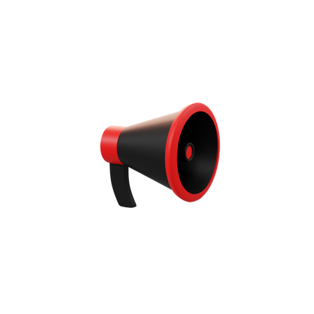 Free Megaphone  3D Icon