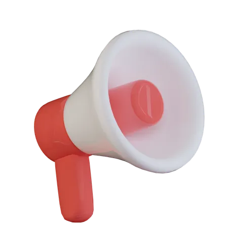 Free Megaphone  3D Icon