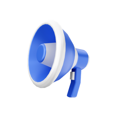 Free Megaphone  3D Icon