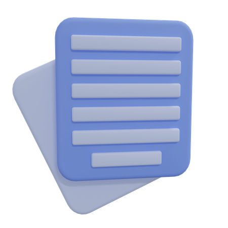 Free Memo  3D Icon