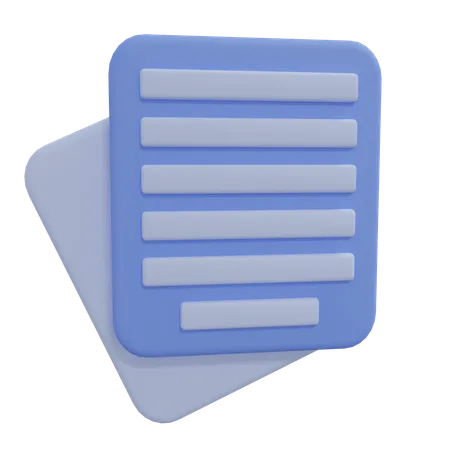 Free Memo  3D Icon