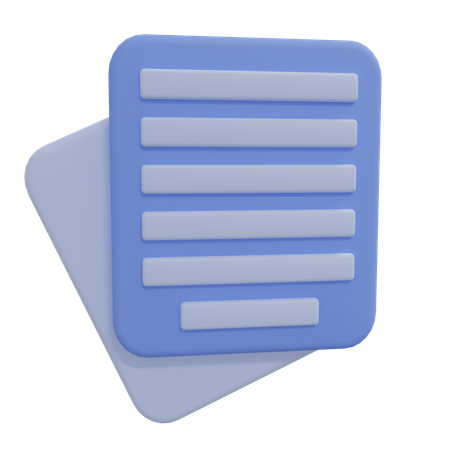 Free Memo  3D Icon