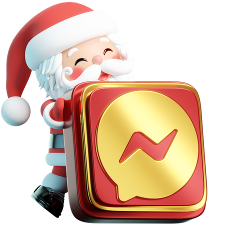 Free Mensageiro do facebook  3D Icon