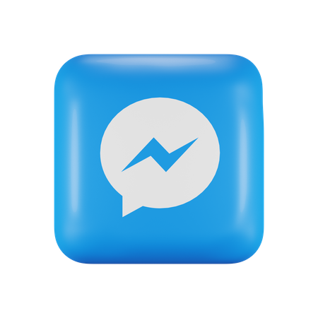 Free Mensageiro do facebook  3D Icon