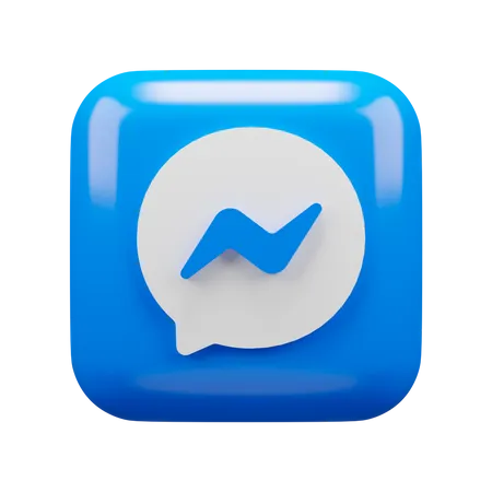 Free Messenger  3D Logo