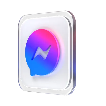 Free Messenger  3D Logo