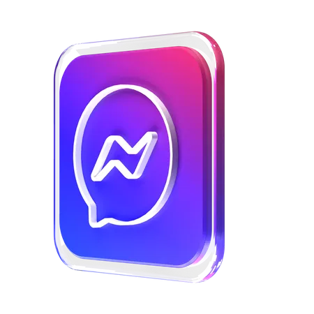 Free Messenger  3D Logo