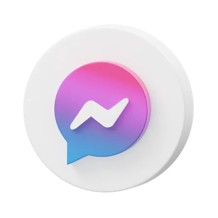 Free Messenger  3D Logo