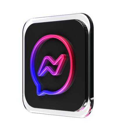 Free Messenger  3D Logo