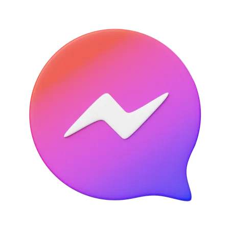 Free Messenger  3D Logo