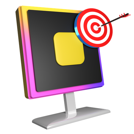 Free Objetivo de marketing  3D Icon