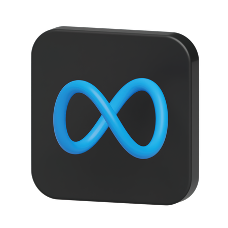 Free Meta Logo  3D Icon