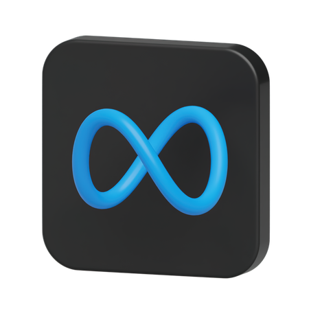 Free Meta Logo  3D Illustration