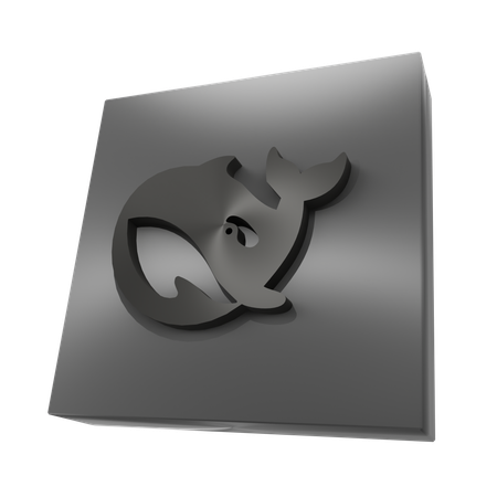 Free Búsqueda profunda de metal  3D Icon