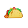 3d mexican taco