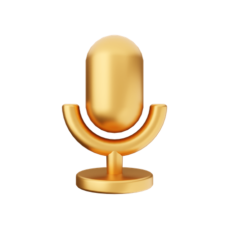 Free Micrófono  3D Icon