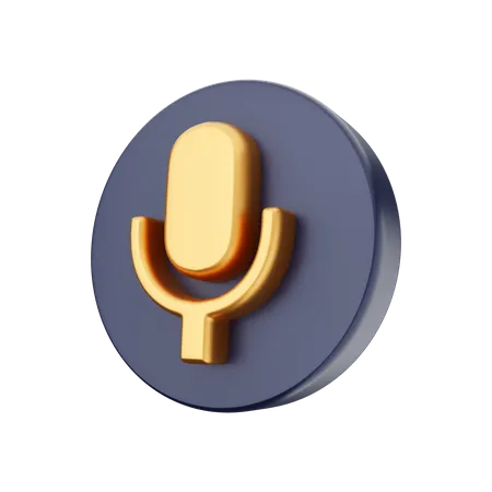 Free Microphone  3D Illustration