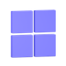 3d microsoft logo illustration