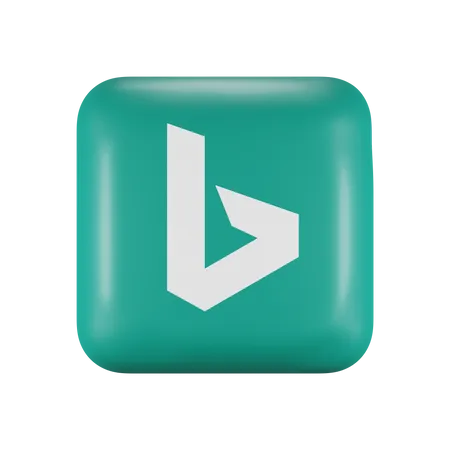 Free Microsoft Bing  3D Logo