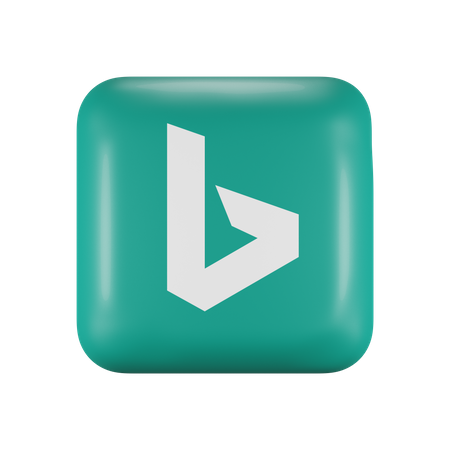 Free Microsoft Bing  3D Icon