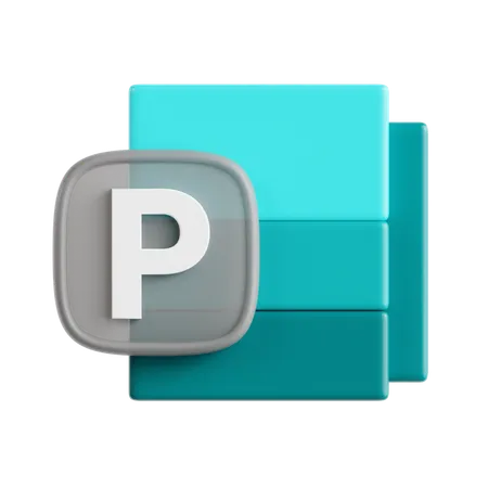 Free Microsoft Publisher  3D Icon