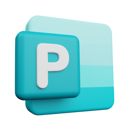 Free Microsoft Publisher  3D Icon