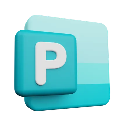 Free Microsoft Publisher  3D Icon